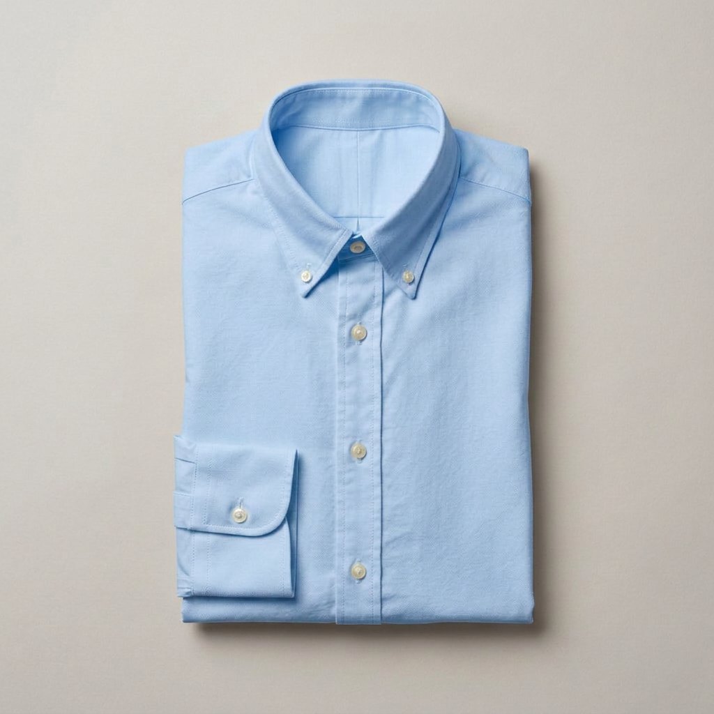 Camisa Oxford manga larga